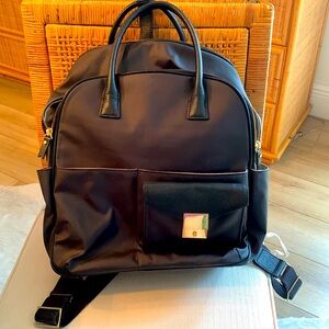 India Hicks black nylon back back